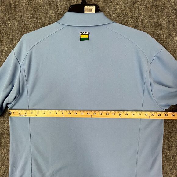 Nike Shirt Mens‎ XL Golf Polo Rugby Performance Microfiber Boral Dri Fit Heavy - Picture 10 of 13